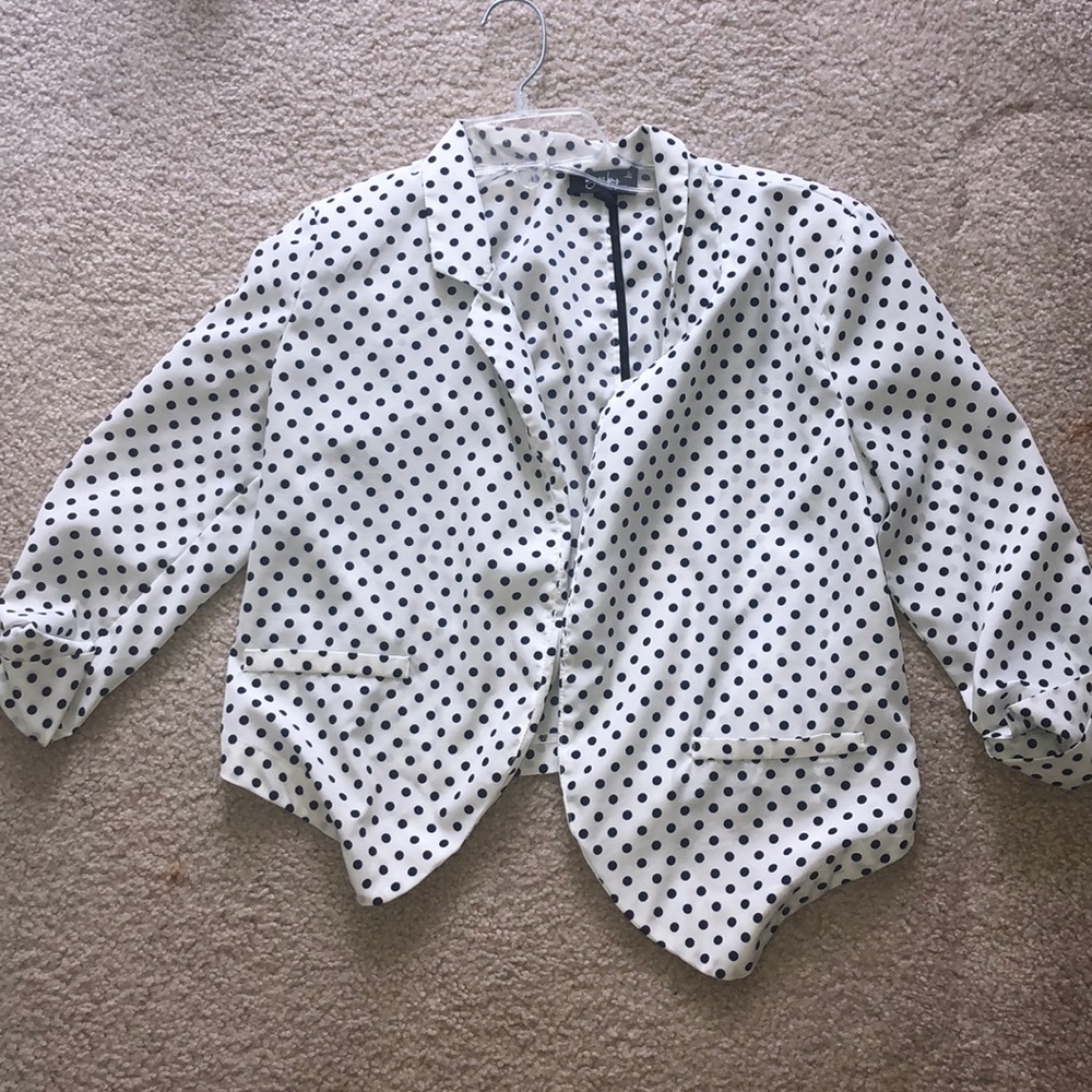 Polka dot coat